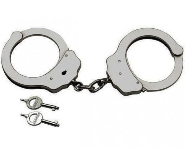 Masolet Polis Kelepçesi, Zincirli Çelik Kelepçe - 4