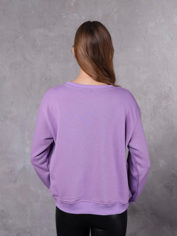 Farm Animals Nakış Detaylı Kadın Sweat Kazak - 5