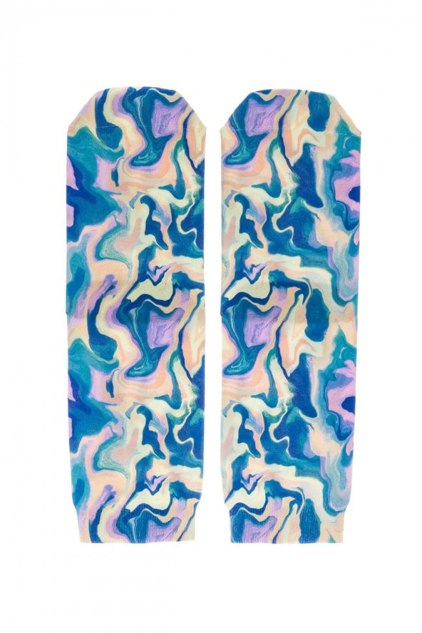 Farm Animals Batik Desenli Soket Çorap