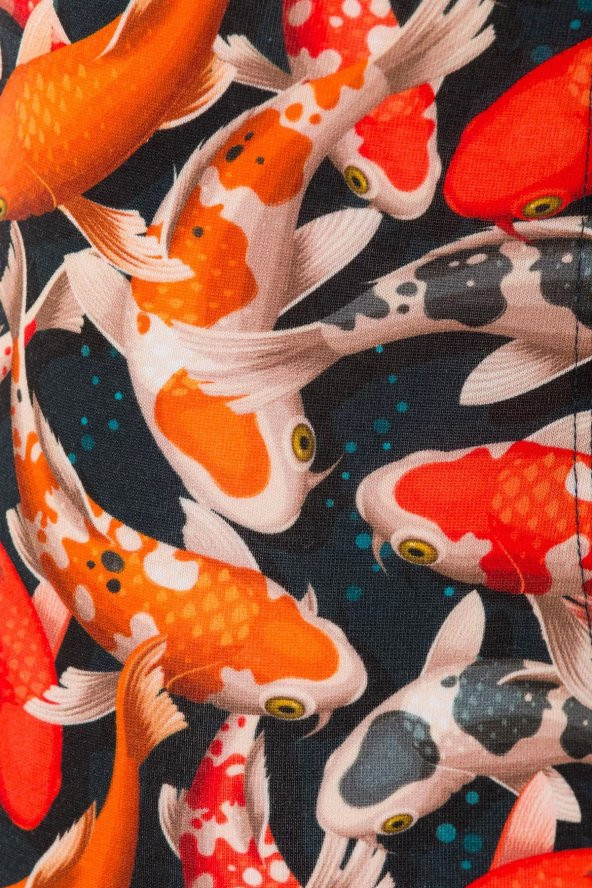 Farm Animals Koi Fishes Desenli Boxer - 5