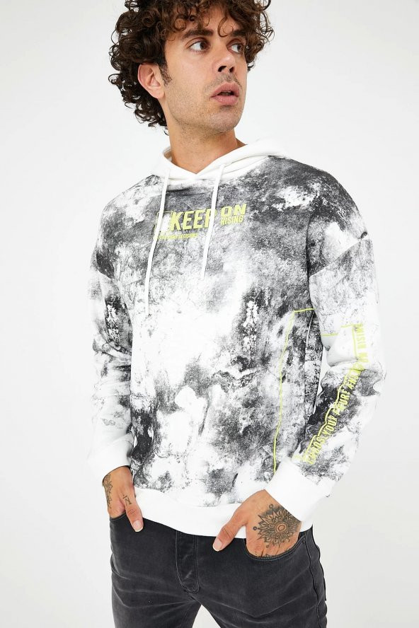 MARS YUZEYI DESENLI SWEAT