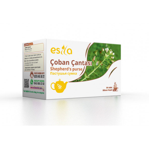 Esila Çoban Çantası Çayı Sallama 20'li 40 Gr.