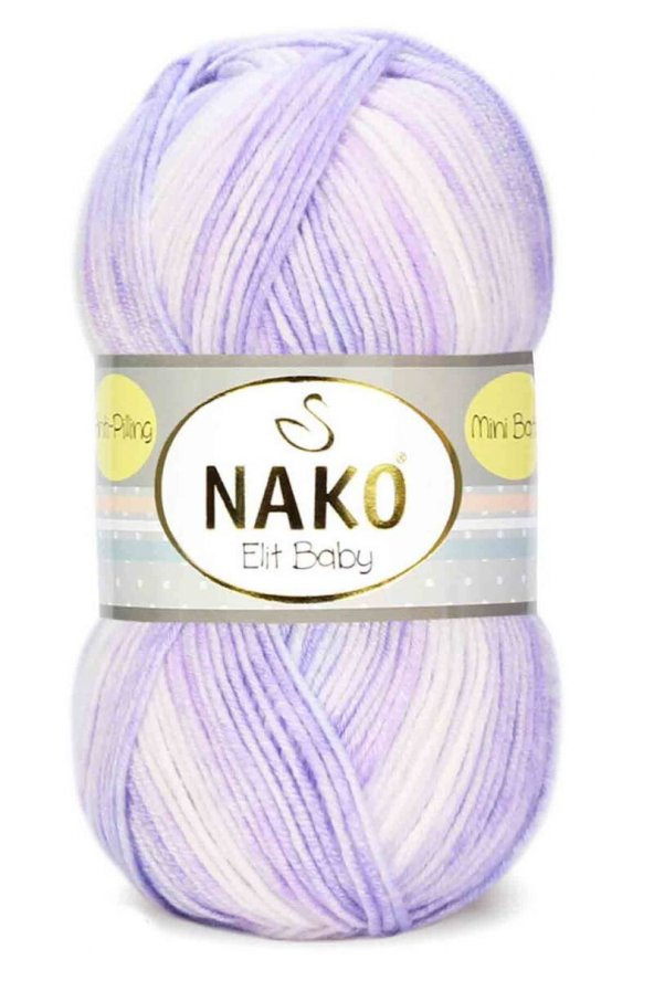 Nako Elit Baby Mini Batik El Örgü İpi 100g 32460