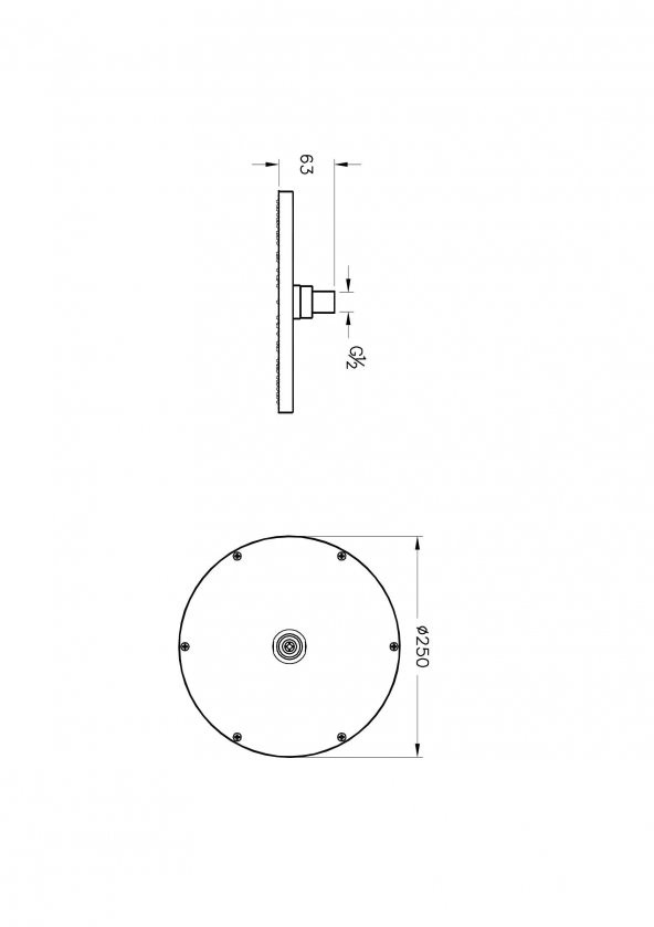 VitrA Origin Duş Başlığı Mat Siyah A4563836 - 2