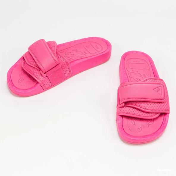 ADİDAS PHARRELL WİLLİAMS CHANCLETAS HU SLAYTLAR PEMBE SNEAKER TERLİK FV7289 - 4