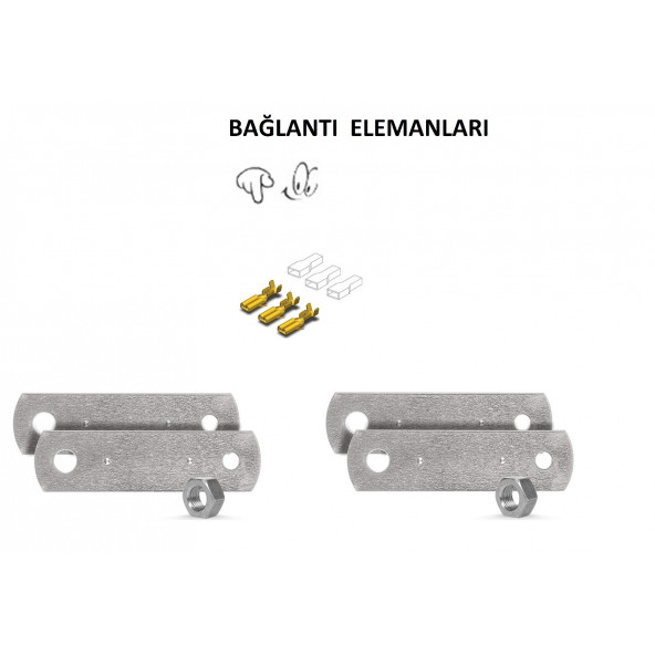 SEGER 12V. TEK TERMİNAL DADAT KORNA SETİ, STANDART, No: 60BO12.000.01K, EAN: 8698520200516 - 3