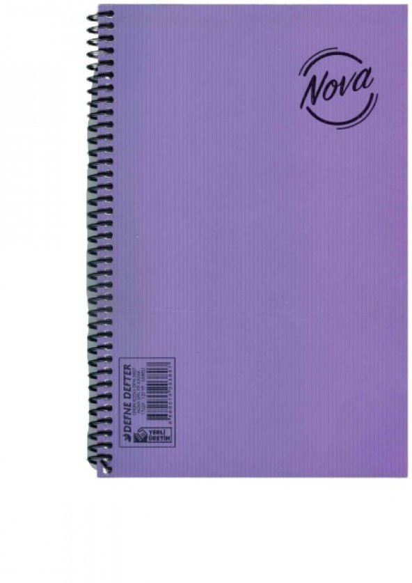 72 Yaprak Çizgili Defter Orta Boy Spiralli  Plastik Kapak 1 Adet - 5