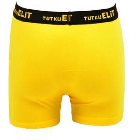Tutku Elit Modal Elastan Spor Erkek Boxer 1252 | Sarı - 2