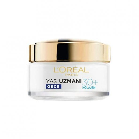 LOreal Paris Yaş Uzmanı 30+ Kırışıklık Karşıtı Nemlendirici Gece Kremi 3600524042639