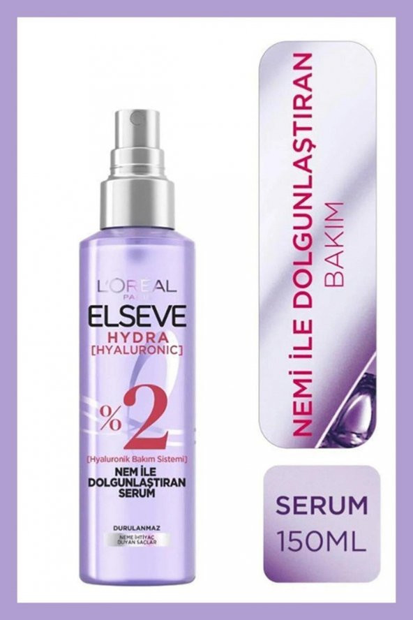 Elseve Hydra [hyaluronic] Nem Ile Dolgunlaştıran Serum 150ml 3600524059156