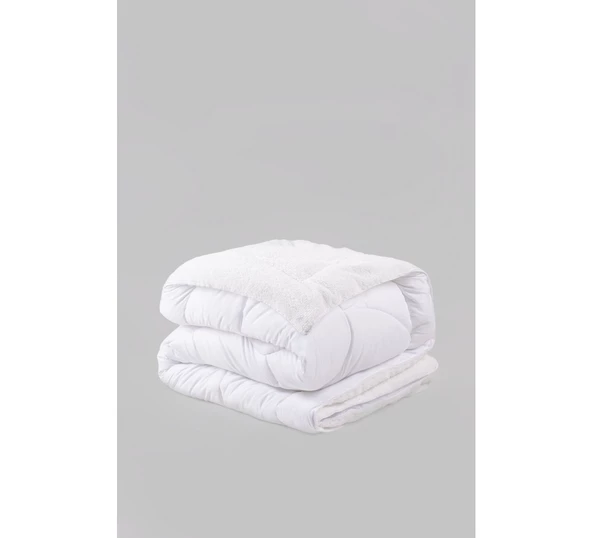 Cotton Box Çift Taraflı Peluş Sherpa Tek Kişilik Yorgan (155x215) - 2