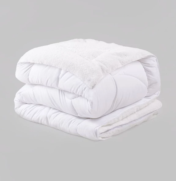 Cotton Box Çift Taraflı Peluş Sherpa Tek Kişilik Yorgan (155x215)