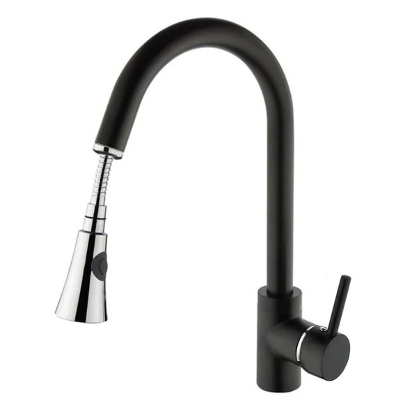 Venita Efsun Çift Fonksiyonlu Spiralli Mutfak Bataryası Siyah - Resim 2