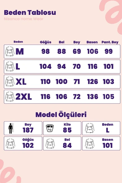 Nisanca Pamuklu Uzun Kollu Erkek Pijama Takımı - 9