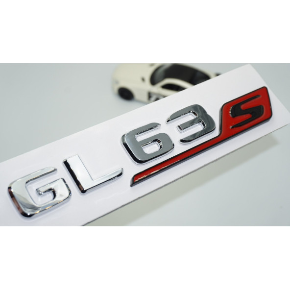 DK Tuning GL63S Bagaj Kırmızı Krom ABS Yazı Logo Benz İle Uyumlu