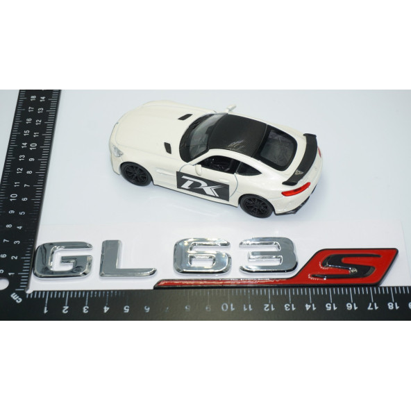 DK Tuning GL63S Bagaj Kırmızı Krom ABS Yazı Logo Benz İle Uyumlu - 4