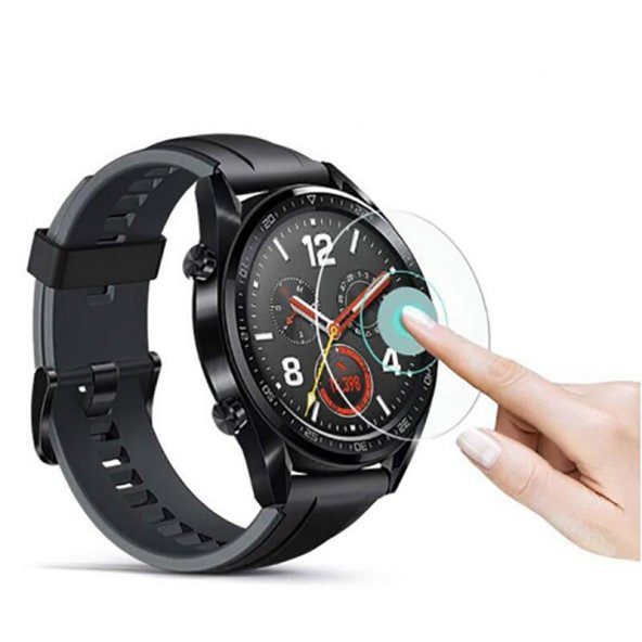 KNY Huawei Watch Gt 2 Pro İçin Şeffaf Esnek Ekran Koruyucu Narr TPU Şeffaf