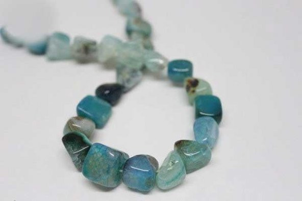 Akik Alacalı Turkuaz Tımbıl Taşlar Dizi - Resim 7