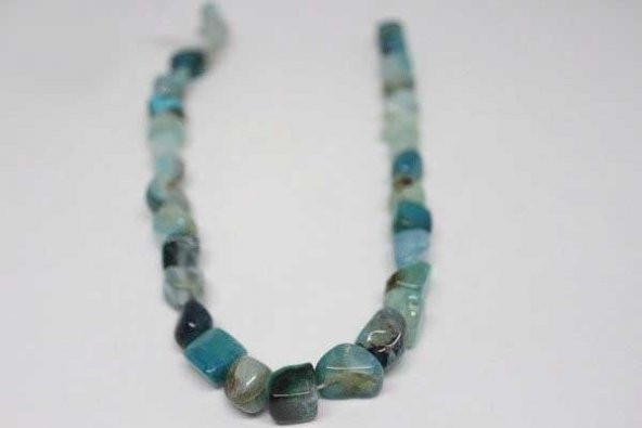 Akik Alacalı Turkuaz Tımbıl Taşlar Dizi - Resim 8