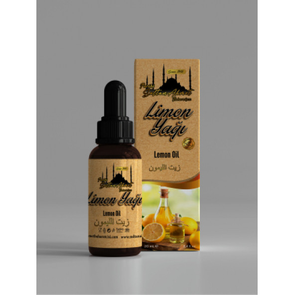 Tarihi SultanAhmet Baharatçısı Limon Yağı 20ml (Özel Üretim)