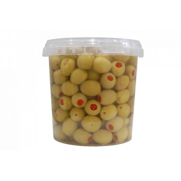Sadıcım Yeşil Biberli zeytin 650 gr Pet Kavanoz