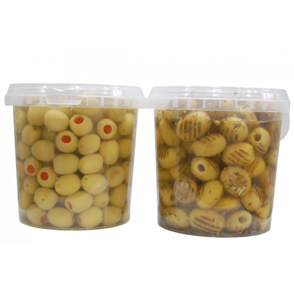 Sadıcım Biberli 650 Gr + Izgara 600 Gr Yeşil Zeytin Pet Kavanoz - 2