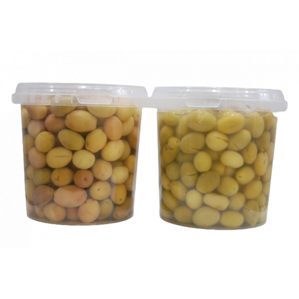 Sadıcım Çizik 650 Gr + Kırma 650 Gr Yeşil Zeytin Pet Kavanoz ürün görseli