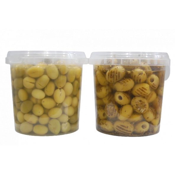 Sadıcım Kırma 650 Gr + Izgara 600 Gr Yeşil Zeytin Pet Kavanoz ürün görseli