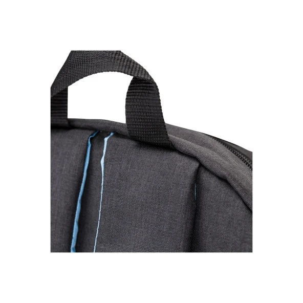 Plm Andria Siyah 15.6" Notebook Sırt Çantası 15.6 İnç Laptop Sırt Çantası - Resim 5