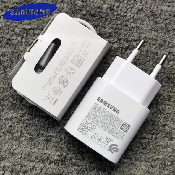 Samsung Galaxy S8 / S8 + Plus S9 / S9 + Plus / S10 / S10 + Plus 25w Type c Orjinal Süper Hızlı Şarj Aleti 25watt - 1