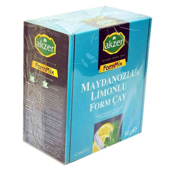 Akzer Maydanozlu ve Limonlu Bitkisel From Çay 60 Süzen Poşet - Resim 6
