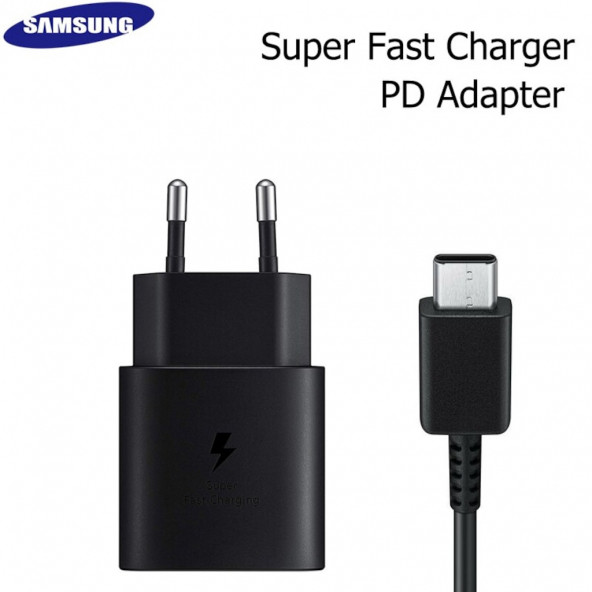 Samsung Galaxy A70 / A71 / A72 / A73 Hızlı Şarj Aleti 25w Type-c Çıkışlı Şarj Cihazı 25watt - 4