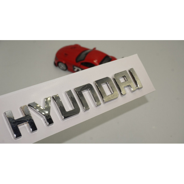 Hyundai Bagaj 2009 2012 3M 3D Krom ABS Logo Amblem