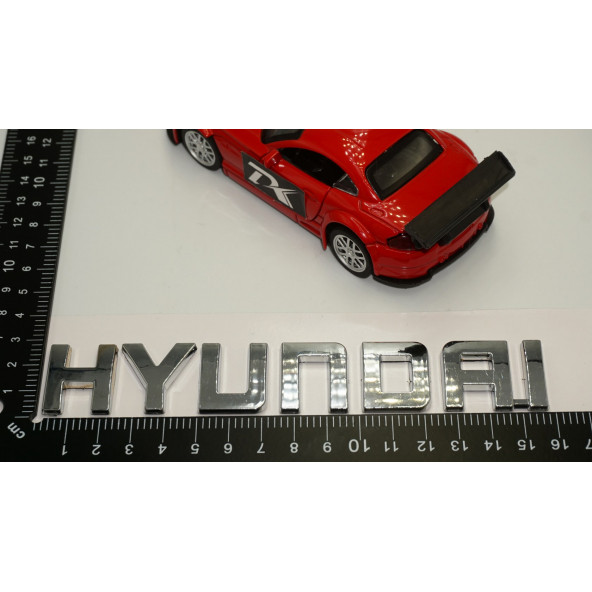 Hyundai Bagaj 2009 2012 3M 3D Krom ABS Logo Amblem - 6