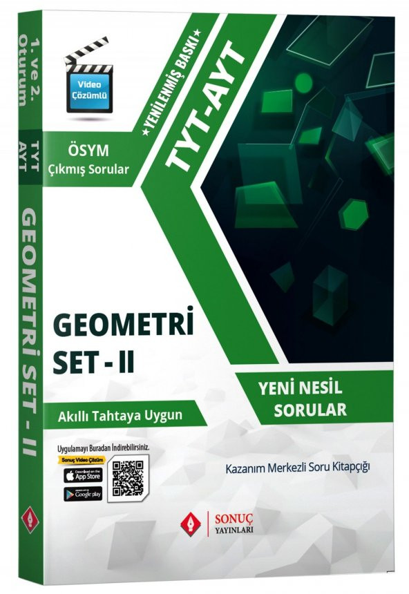 Sonuç Yayınları TYT AYT Geometri Modül Set 2