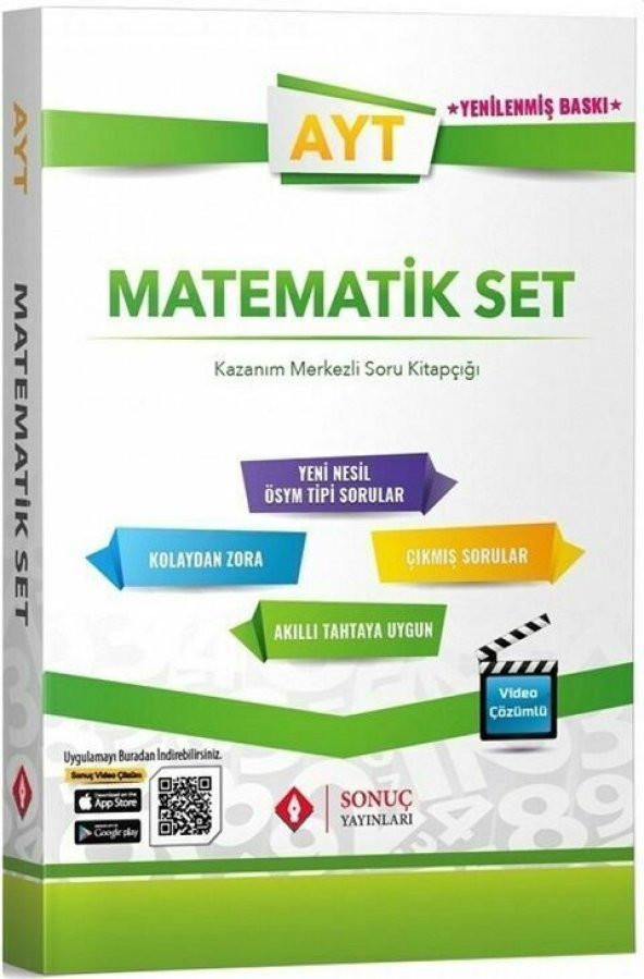 Sonuç Yayınları AYT Matematik Modüler Set Soru Bankası