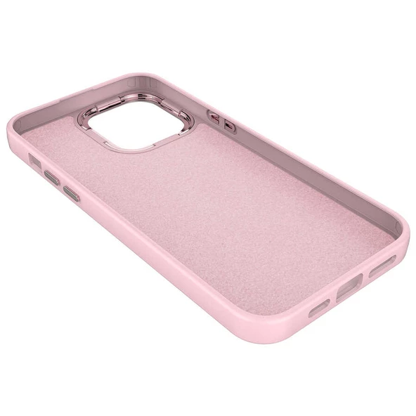 Vendas iPhone 14 Pro Max Uyumlu (14 Pro Max) Luna Serisi Metal Çerçeve ve Buton Tasarımlı Silikon Kılıf - 12
