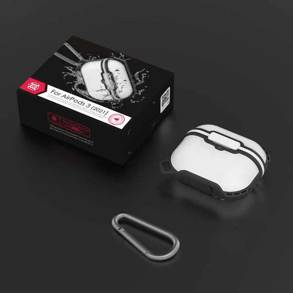 Apple Airpods 3. Nesil Airbag 16 Silikon 1-1 Su Geçirmez Kılıf - 12