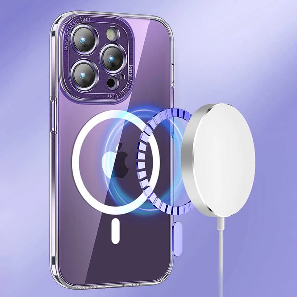 Apple iPhone 14 Pro Kılıf Fuya Magsafe Şarj Özellikli Kılıf - 4