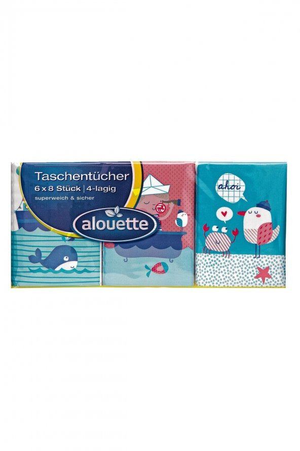 Kağıt Mendil Çocuklar Için, 4 Katlı 8*6lı