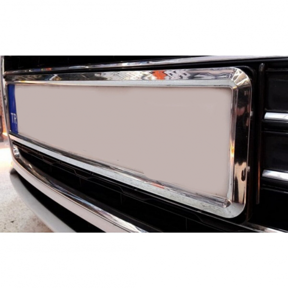 Krom Çerçeveli Esnek Araç Takmatik Plakalık Oto Plakalık Plaka Altı Altlığı Plaka Tutucu Yeni Nesil Plakalık 1 Adet - 4