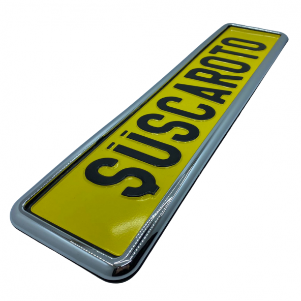 Krom Çerçeveli Esnek Araç Takmatik Plakalık Oto Plakalık Plaka Altı Altlığı Plaka Tutucu Yeni Nesil Plakalık 1 Adet - 6