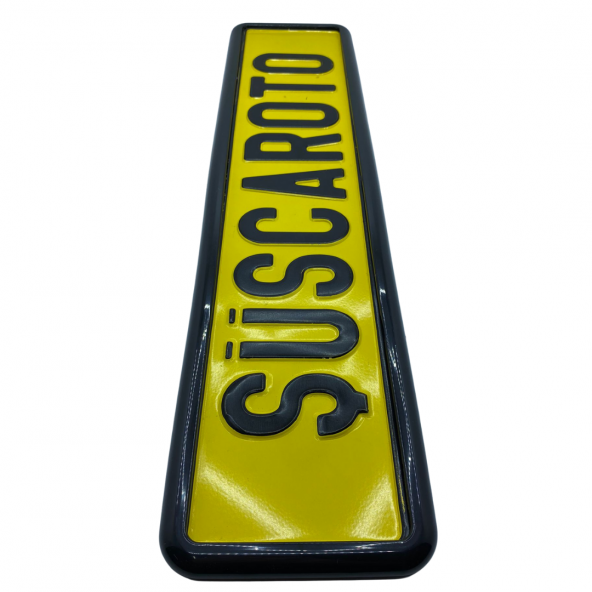 Siyah Çerçeveli Esnek Araç Takmatik Plakalık Oto Plakalık Plaka Altı Altlığı Plaka Tutucu Yeni Nesil Plakalık 1 Adet - 3