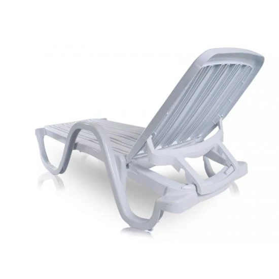Omnipazar SY2535 Beyaz Plastik Lüks Şezlong - 3