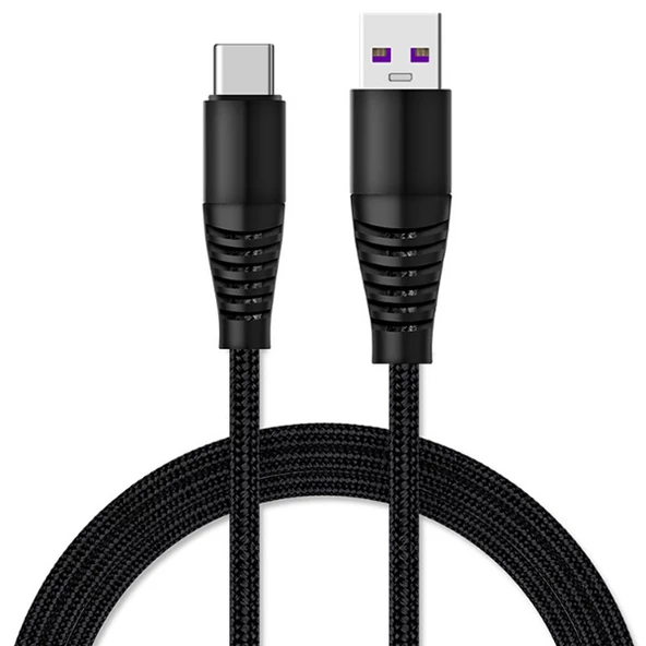 ALLY 5A Ultra Hızlı Şarj USB Şarj Kablosu Type-C 1metre