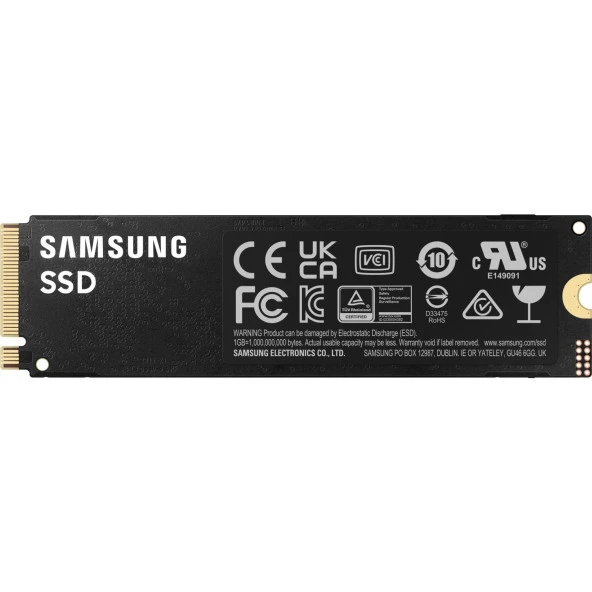 Samsung 990 PRO Nvme 1 TB (7450MB/S Okuma, 6900 Mb/s Yazma) 1 TB Nvme SSD - 3