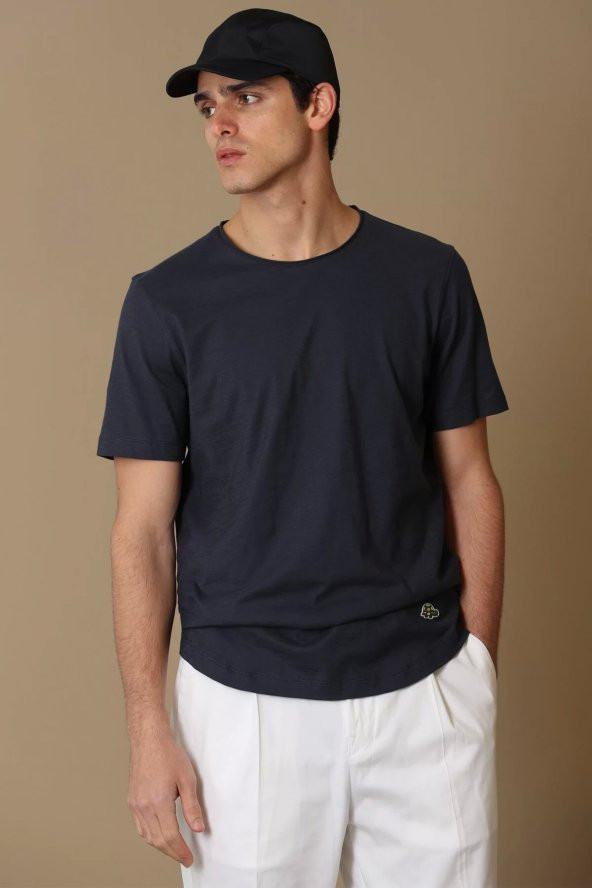 Junya Modern Grafik T- Shirt Antrasit