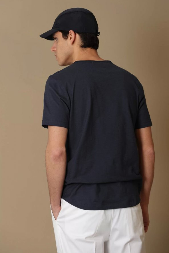 Junya Modern Grafik T- Shirt Antrasit - 6