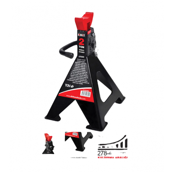 DHT 2 TON KRİKO STANTI 1 ÇİFT (ARAÇ SEHPASI)