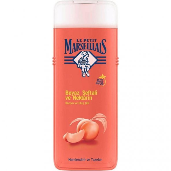 Le Petit Marseillais Beyaz Şeftali Sütü Duş Jeli 400 ml 2 Adet - 3